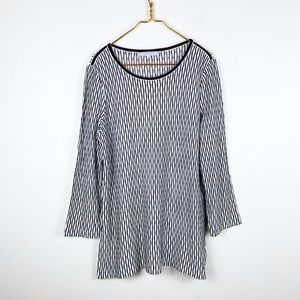 Misook Collection Textured Knit Tunic Sweater VG condition